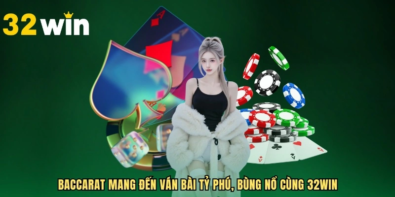 Baccarat Mang Đến Ván Bài Tỷ Phú, Bùng Nổ Cùng 32WIN
