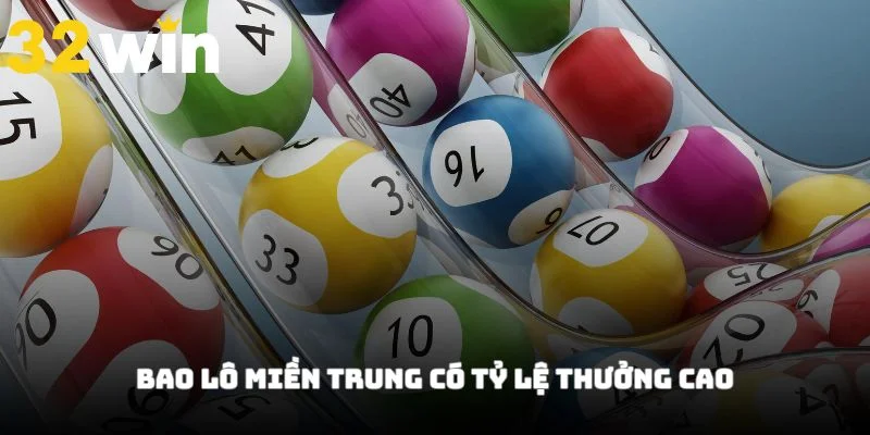 Miền Trung có giá trị thưởng cao hơn so với miền Bắc