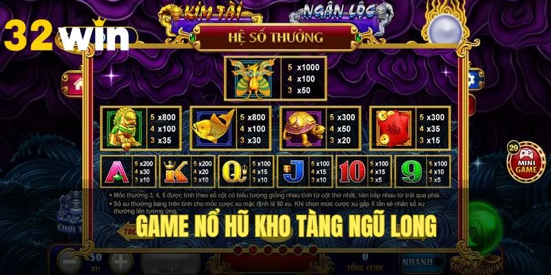 Nổ Hũ Kho Tàng Ngũ Long - Game Đồ Họa Đẹp, Nội Dung Hấp Dẫn